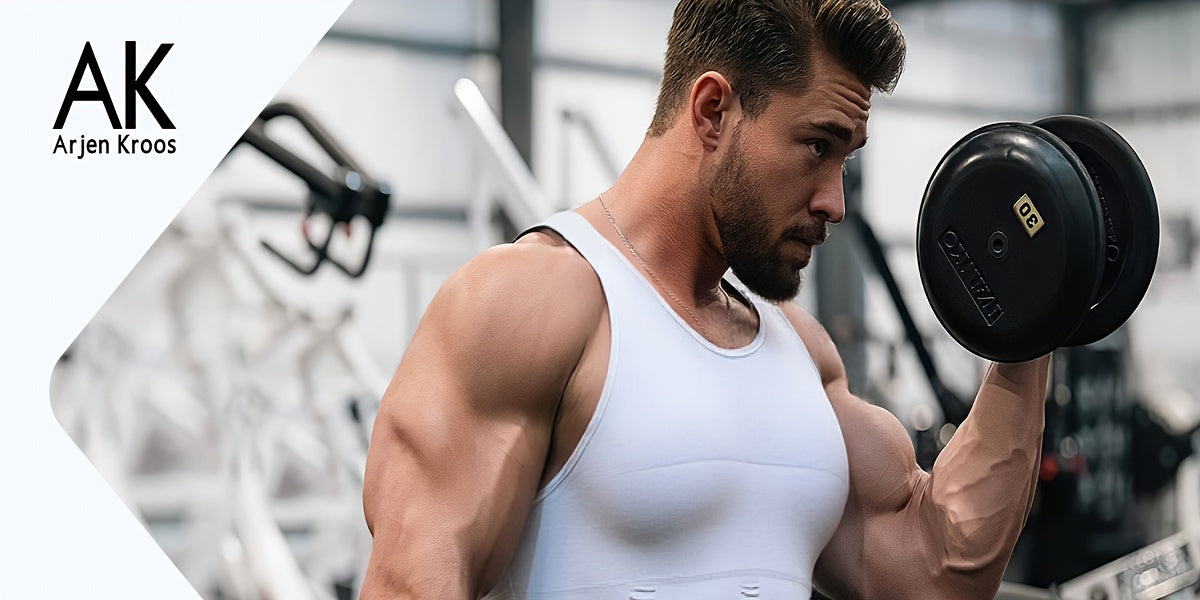 3pcs Pack Men's Compression Shaping Vest - Tummy Control Slimming Shirt, Muscle Enhancing Workout Tank Top Suitable for Gym, Post-Surgery & Casual Attire - Discreet Shapewear (Machine Washable)