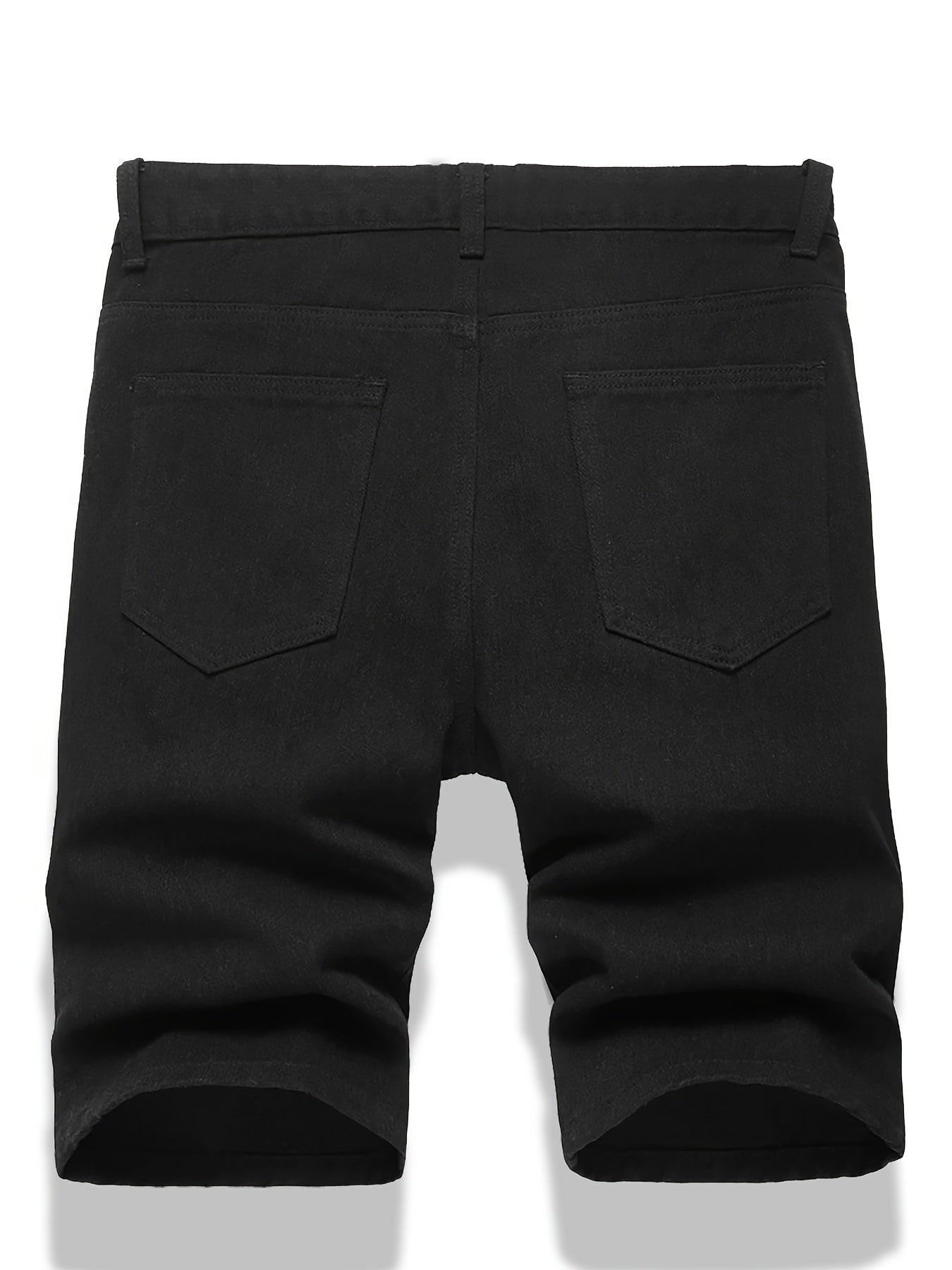3-pack Men'S Jeans - Trendy Ripped Denim Shorts - Stylish, Versatile, Slim Fit, Casual Pants - New - Perfect For Outdoor Camping And Sports