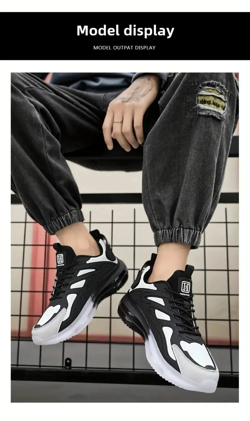 Men's Walking Shoes - Lightweight Design & Cushioned Support