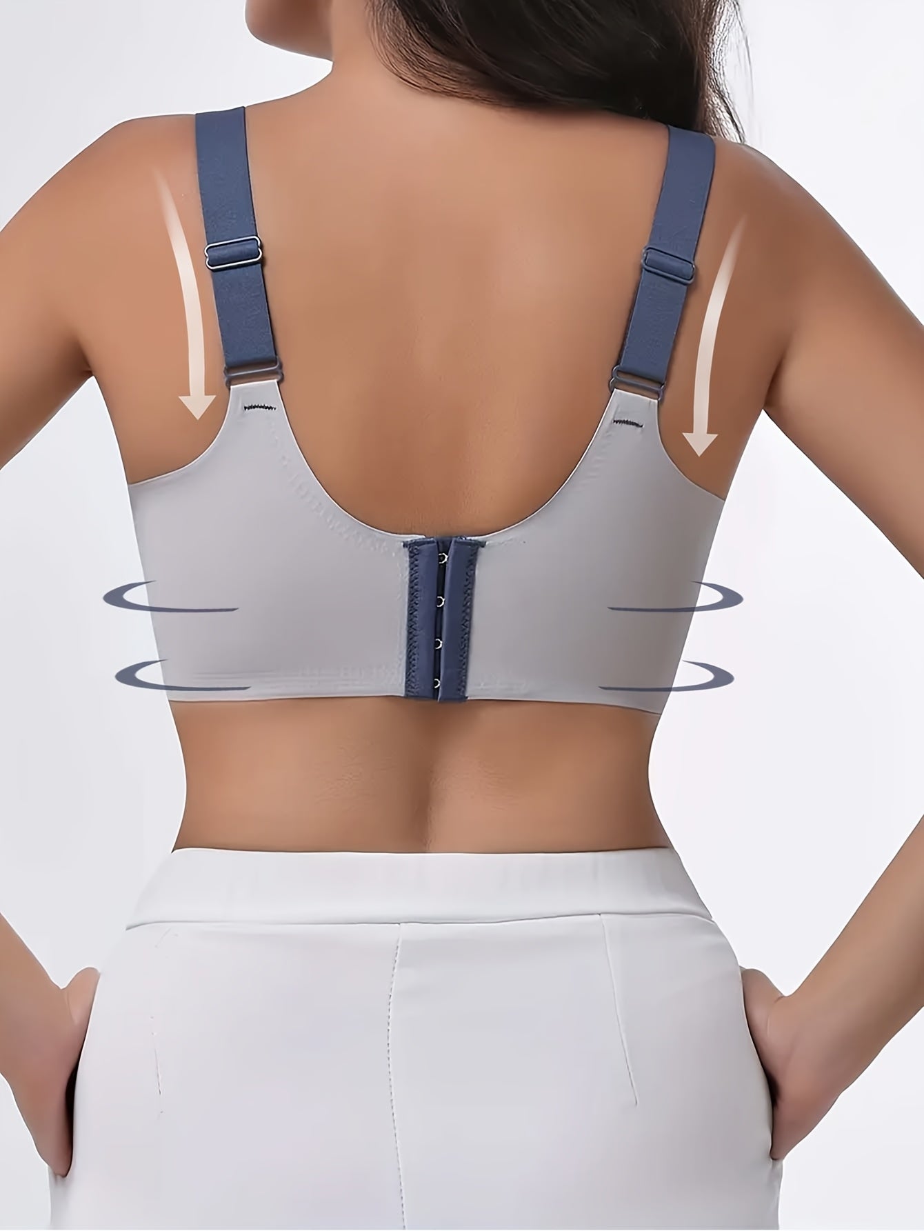 8pcs Set Of Women's High-intensity Sports Bra - Shock-absorbing, Anti Sagging Lining Design, Breathable Elastic Sports Top