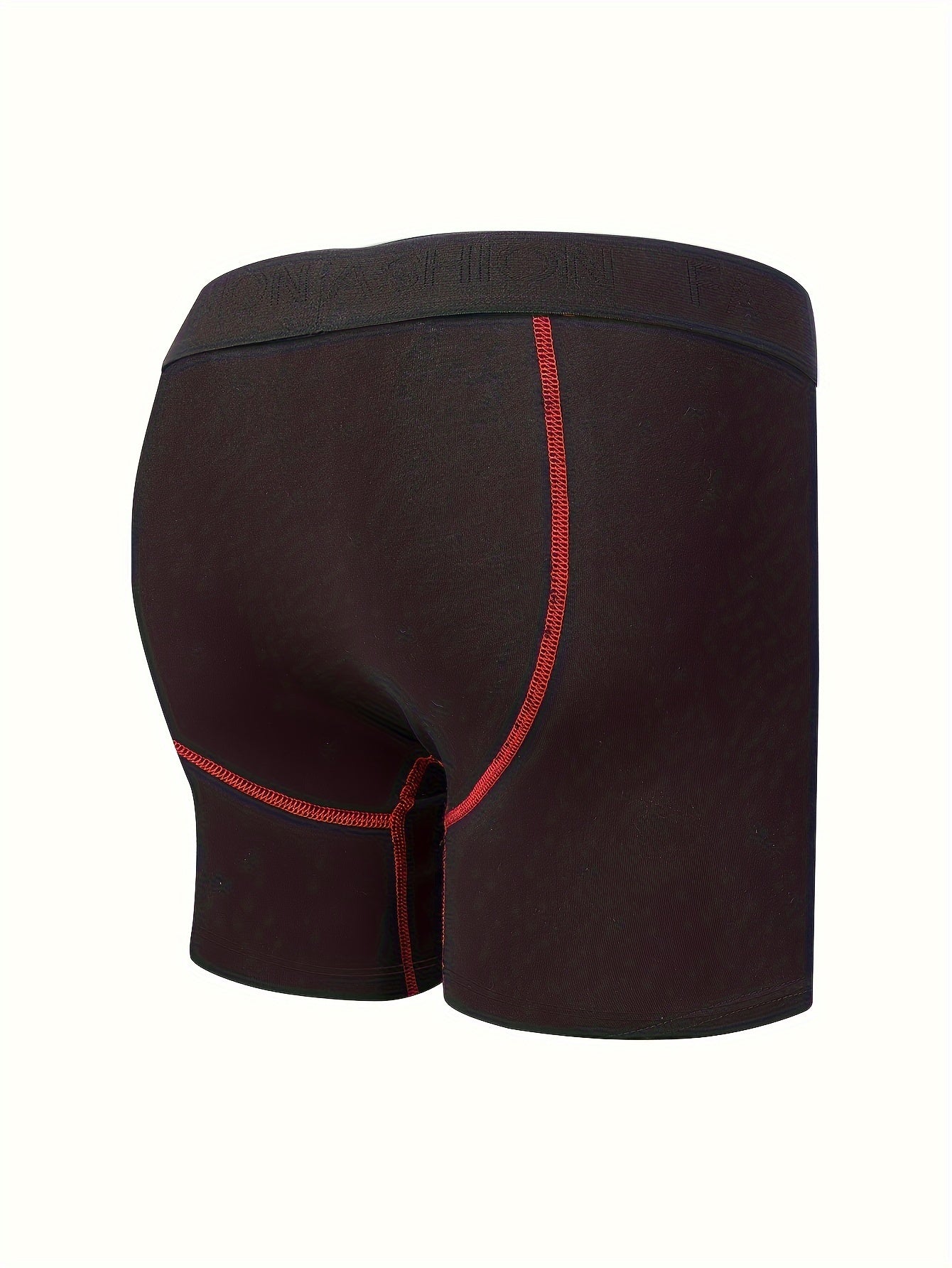 5pcs Mens Boxer Briefs Cotton Underwear No Ride Up with Fly