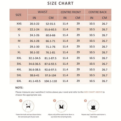 Women's High Compression Waist Cincher - Regular Fit
