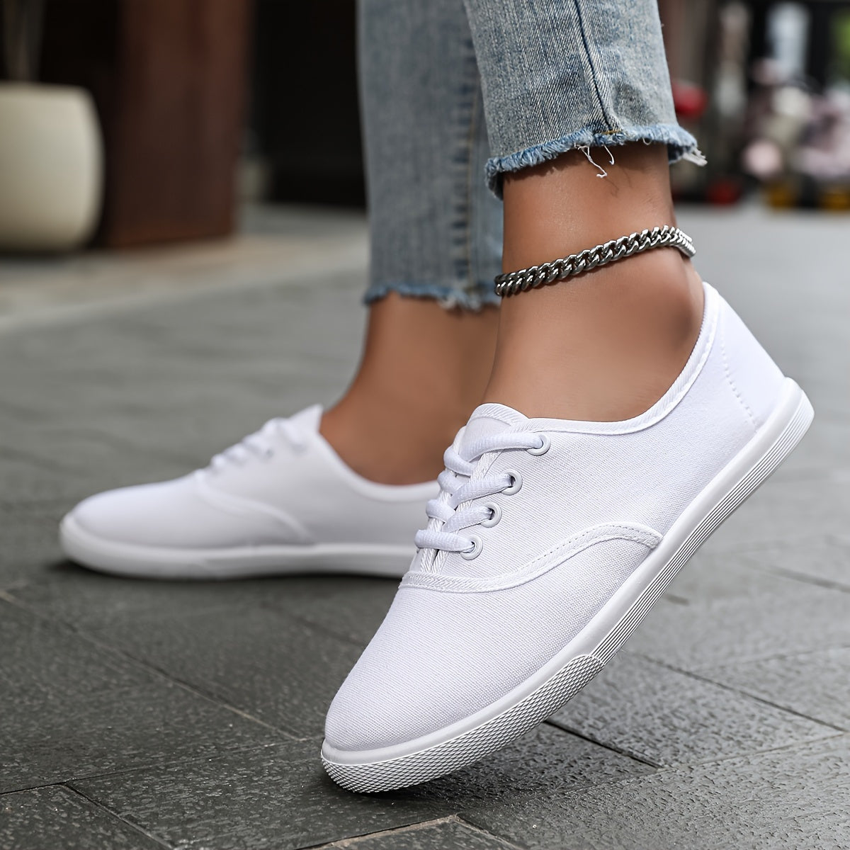 Breathable Casual Shoes Designed for Ladies' Comfortable Travel, Featuring a Lightweight Low-Top Shape with a Soft EVA Outsole for Stable Support, Stylish Style Makes Them Applicable to Many Occasions, Women Shoes