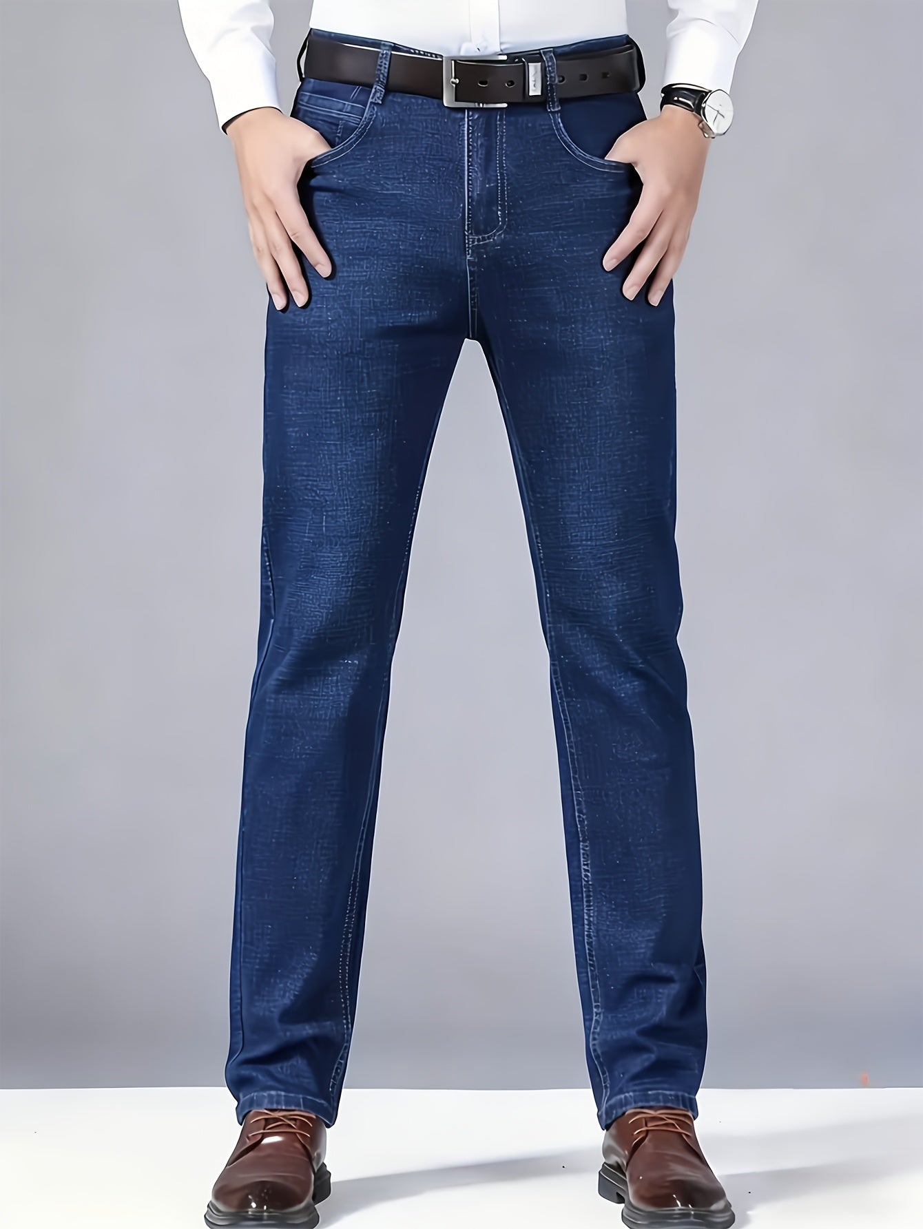 Men'S Classic Black Jeans with Regular Fit, Designed for All Seasons And Comfort, Suitable for Teenagers, Suitable for Casual Business Attire, Casual Attire, Travel Essentials, And Valentine'S Day Gifts