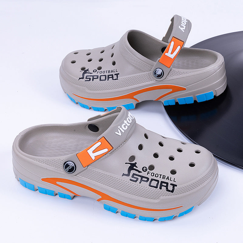 Men'S - Breathable EVA Material, Ultra-Comfortable Thick Sole, Suitable for Both Indoor And Outdoor Activities, Perfect for The Beach, Pool, And Water Parks