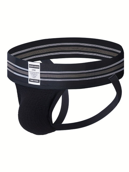 6-Pack Men's Athletic Jockstraps - Breathable Gym Support Pouch