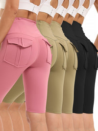 5Pcs 2black 2armygreen+rose