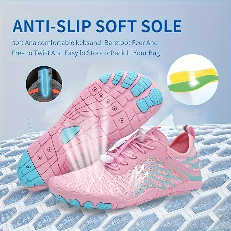 Hike Barefoot Shoes Womens Footwear for Walking Athletic Barefoot Shoes with Wide Toe Box Healthy & Non-Slip Breathable Lightweight Barefoot Vitality Water Shoes for Women Beach Pool Swim Shoes for Womens (Unisex) Shoes for Women
