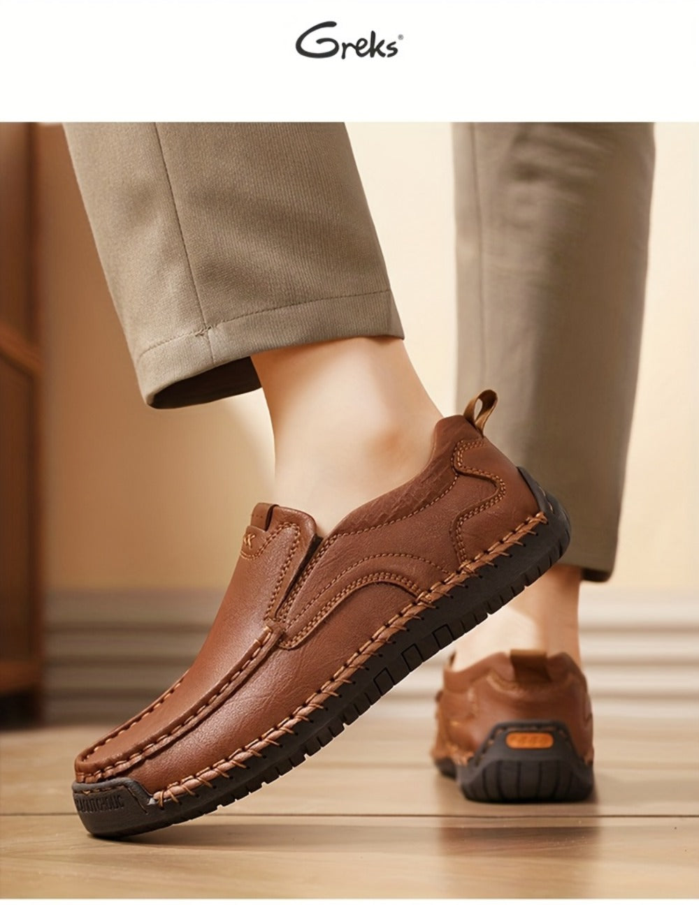 Men's Loafers & Flats - Cushioned Comfort Slip-On for Outdoor & Travel 677989