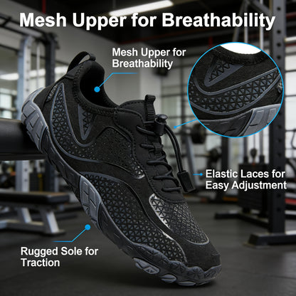 Hike Barefoot Shoes Womens Footwear For Walking Athletic Barefoot Shoes With Wide Toe Box Healthy & Non-Slip Breathable Lightweight Barefoot Vitality Water Shoes For Women Beach Pool Swim Shoes For Womens Shoes For Women