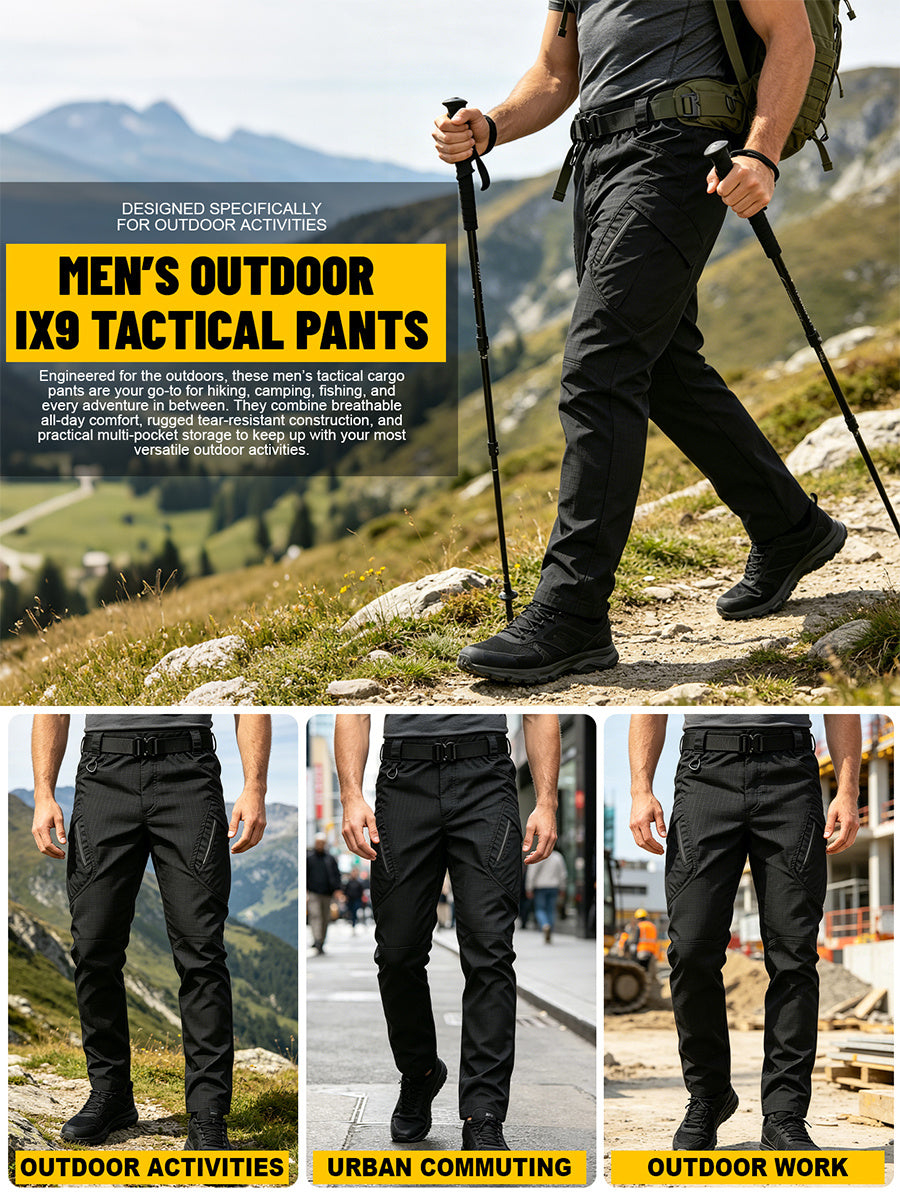 Classic Work Pants, Made from Quick-Drying, Breathable, And Tear-Resistant Fabric, Featuring Multiple Pockets And a Contoured Cut, Lightweight And Suitable for All Seasons, Perfect for Hiking, Fishing, Outdoor Adventures, And Daily Commuting