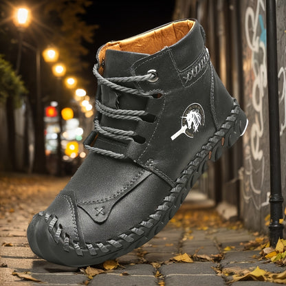 Men's Outdoor Large-size Short Boots, Four-season Fashion Hiking Boots