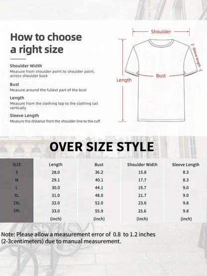 Unisex Graphic T-Shirt - Graphic Short Sleeve Style 99877