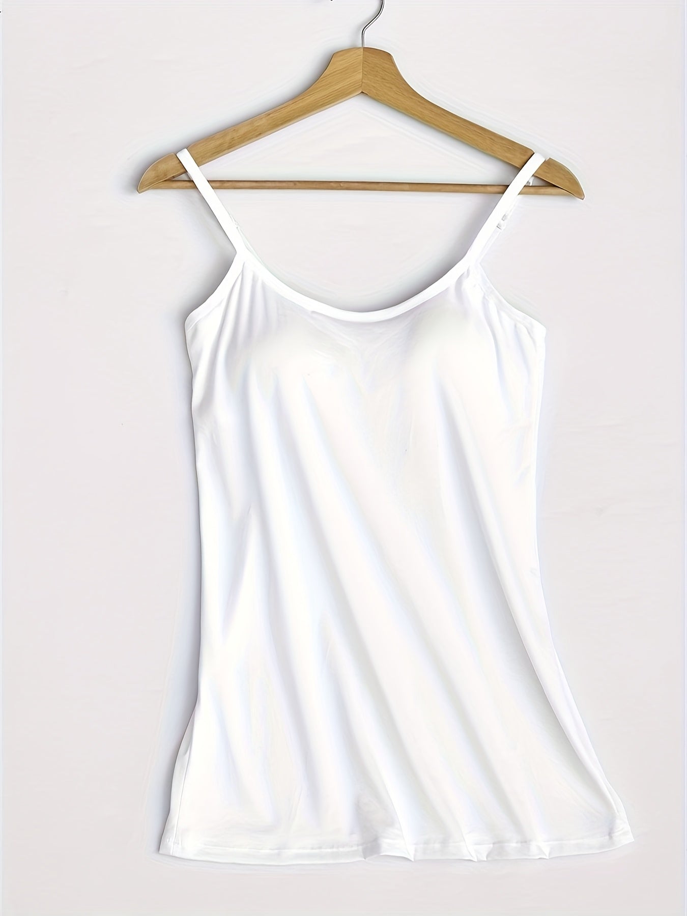 Seamless Women's Tank Top with Built-in Bra - Soft, Stretchy & Comfort Fit for All Seasons