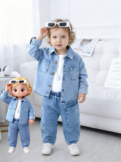 Targeted Development Of A Two-piece Set For The Baby Girl Spring Casual And Simple Style, for Outdoor