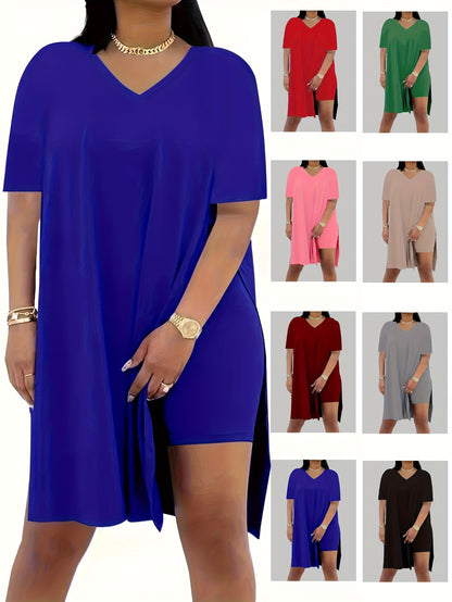 Women's Black Polyester V-Neck Shorts - product view 49