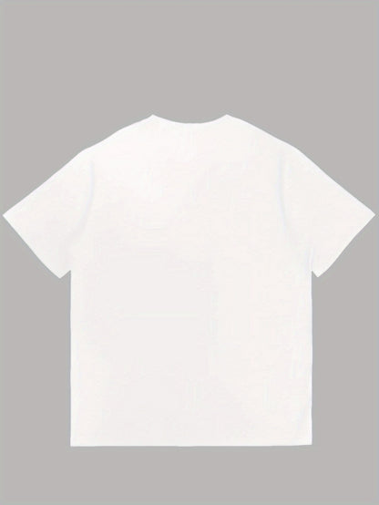 Men's Graphic T-Shirt - Round Neck Short Sleeve Modern Style 050789