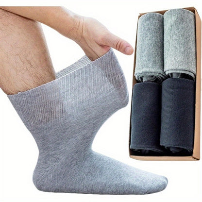 Men's Wide-Tube Socks - 4-Pair Pack - Loose-fit wide-tube design with arch support