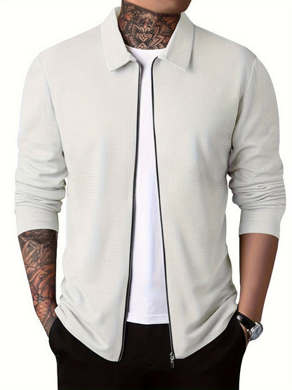 Men's Autumn And Winter Jackets, Slim Fit Cardigans with Collars, Men's Jackets, Casual Style, Suitable for Outdoor Travel
