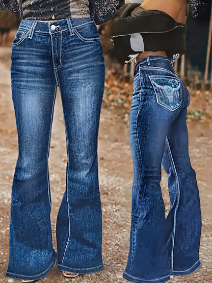 Black High-Waist Jeans - product view 4