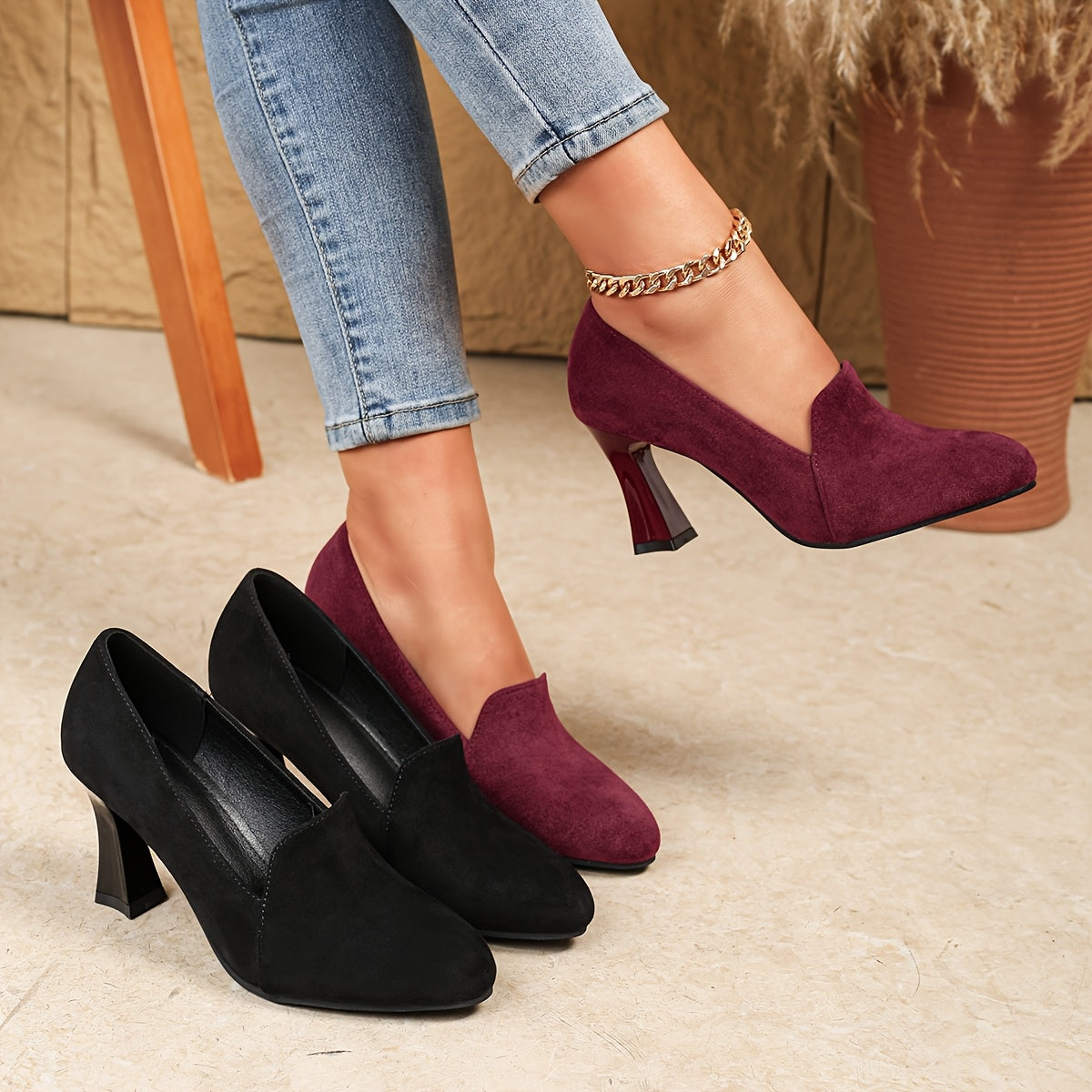 Women's Black Shoes - product view 1