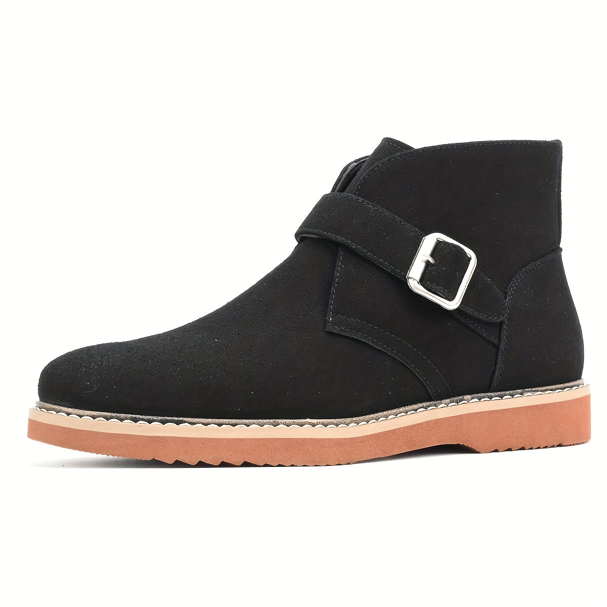 Men's Chukka Boots Casual Hiking Boot for Men with Fashion Buckles