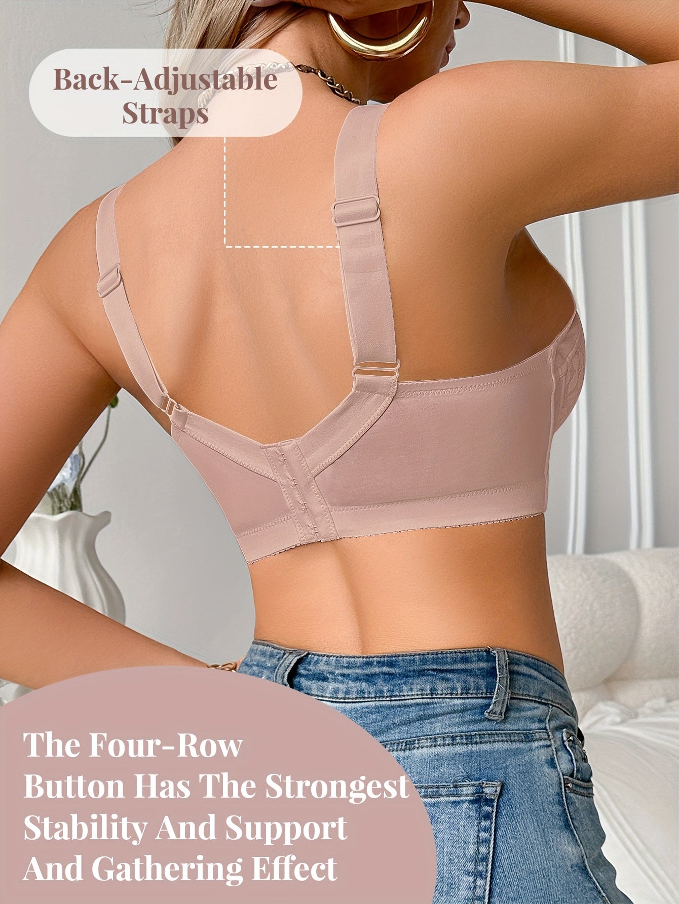 Sexy Lace Lingerie for Women with Underwire, Versatile And Breathable Bra