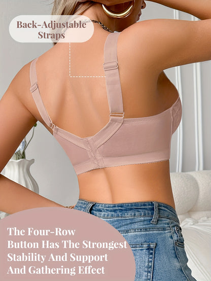 Sexy Lace Lingerie for Women with Underwire, Versatile And Breathable Bra