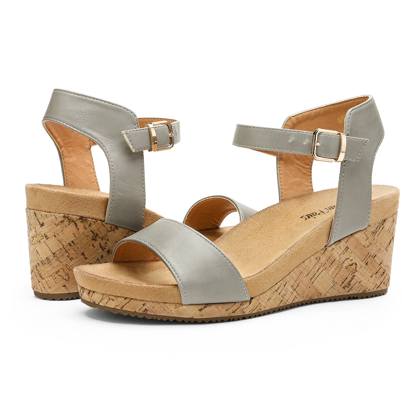 Women's Open Toe Buckle Ankle Strap Platform Wedge Sandals Durable Versatile Style for party, dance, shopping, walk, office, beach stylish look, Classic and versatile style Women Shoes, Womens Sandals