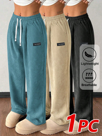 Women's Khaki Polyester Pants - product view 25