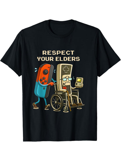 Men's Black Short-Sleeve T-Shirt - product view 11