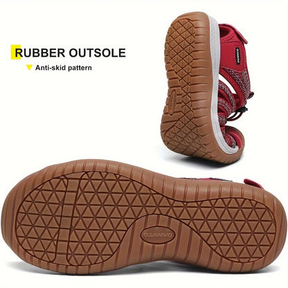 Women's Closed Toe Hiking Sandals Walking Water Sandal Comfort Athletic Sport Outdoor Sandals Casual Sports Sandals