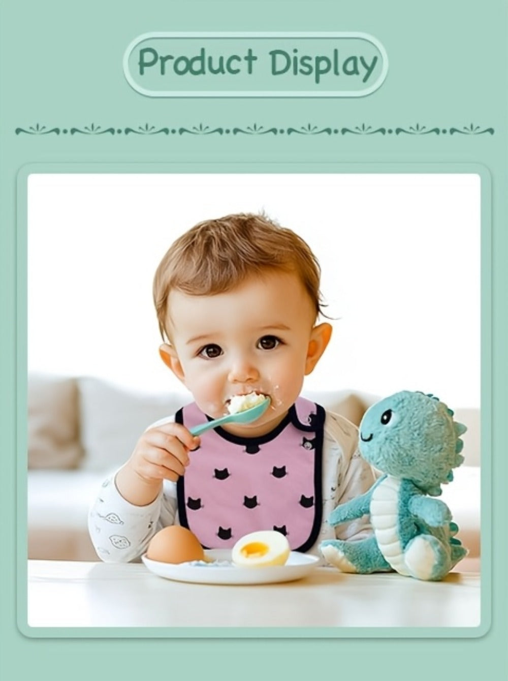 Baby Bib - 12-pcs Adjustable 12pcs Bibs