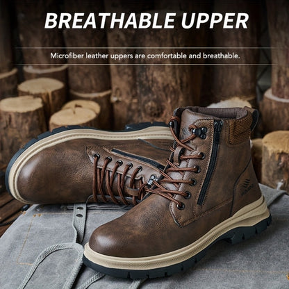 Men's Work & Safety Boots - Steel Toe Protection & Puncture Resistant