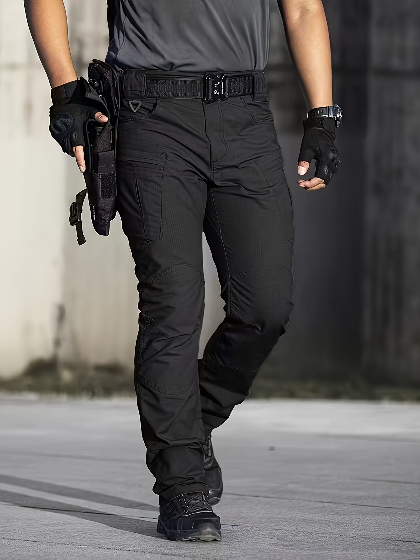 Men'S Tactical Cargo Pants with Multi-Pocket Design (Includes A Belt) - Durable Quick-Dry Outdoor Hiking, Camping, Workwear And Travel Pants - Straight-Leg Regular Fit Casual Tactical Gear, Camping Essentials, Breathable Material, Adventure