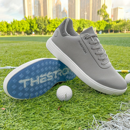 Sneakers, THESTRON Men's Golf Footwear - Non-Slip, Professional Training and Casual Wear, Durable TPU Sole, Lace-Up Closure, All-Season, Comfortable Fit, THESTRON