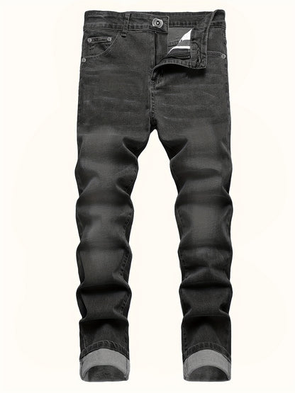 3-Pack Men's Slim Fit JeansClassic Versatile Stretch Denim, Year-Round Comfort
