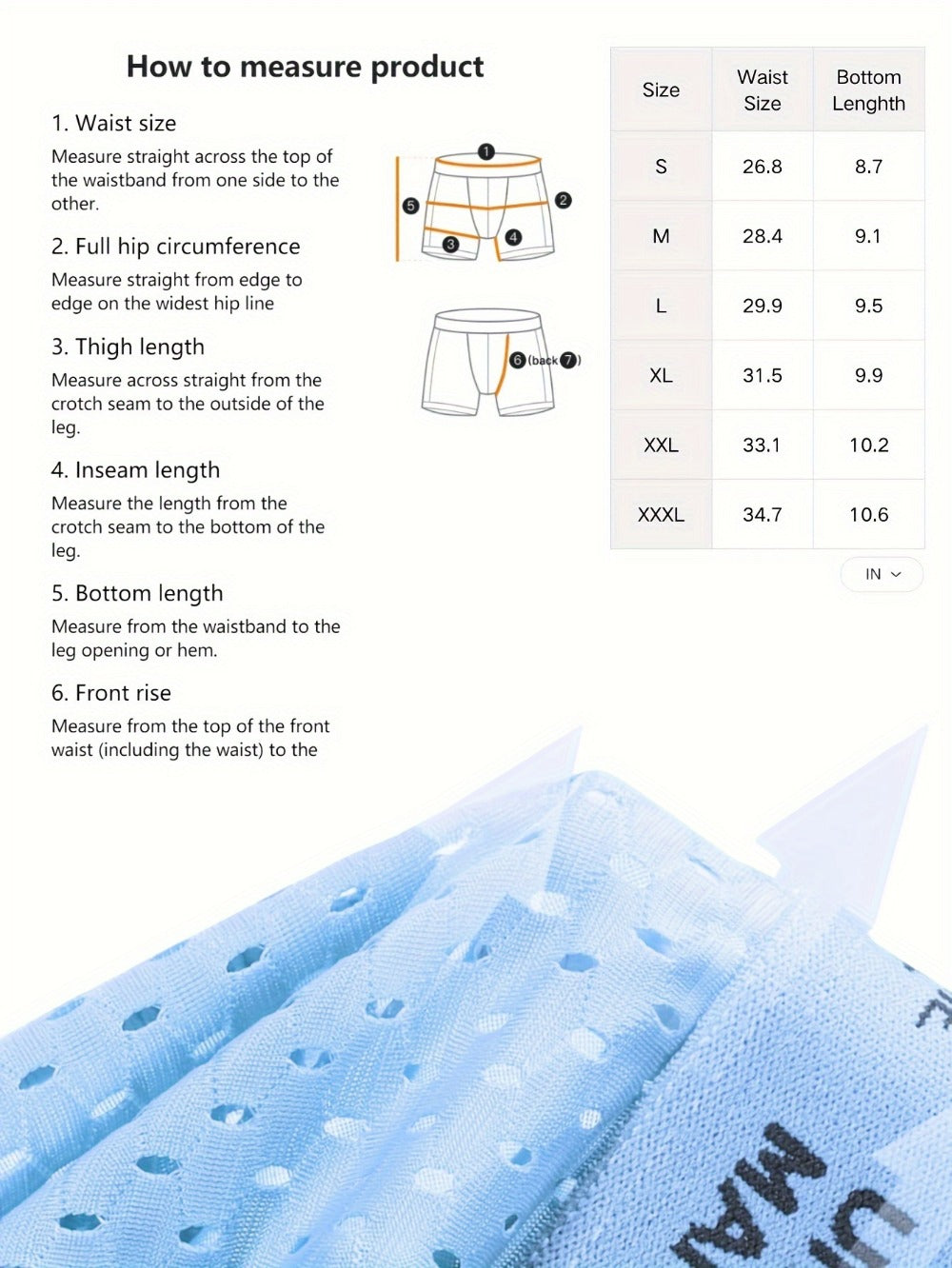 4-Pack Men's Boxer Briefs - Breathable Stretch Mesh