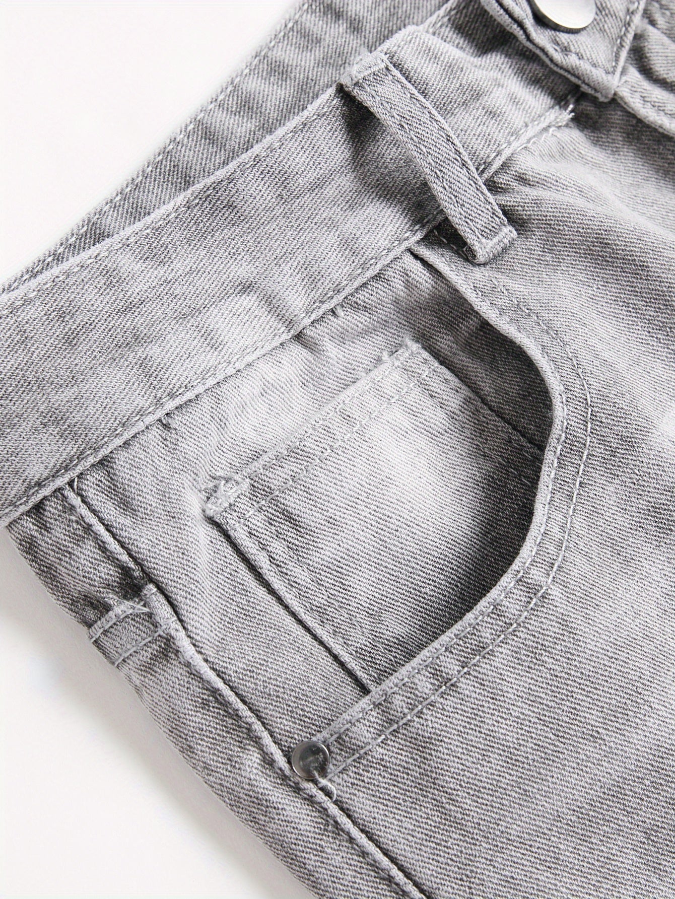 Men'S Torn Denim, Retro Faded Tapered Trousers, Basic Design, Slim Cut, Casual Pants for All Seasons, Ideal for Fall And Winter, Particularly for Christmas, Halloween, And Thanksgiving Presents