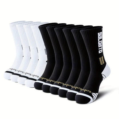 Men's Athletic Compression Socks - 5-Pair Pack