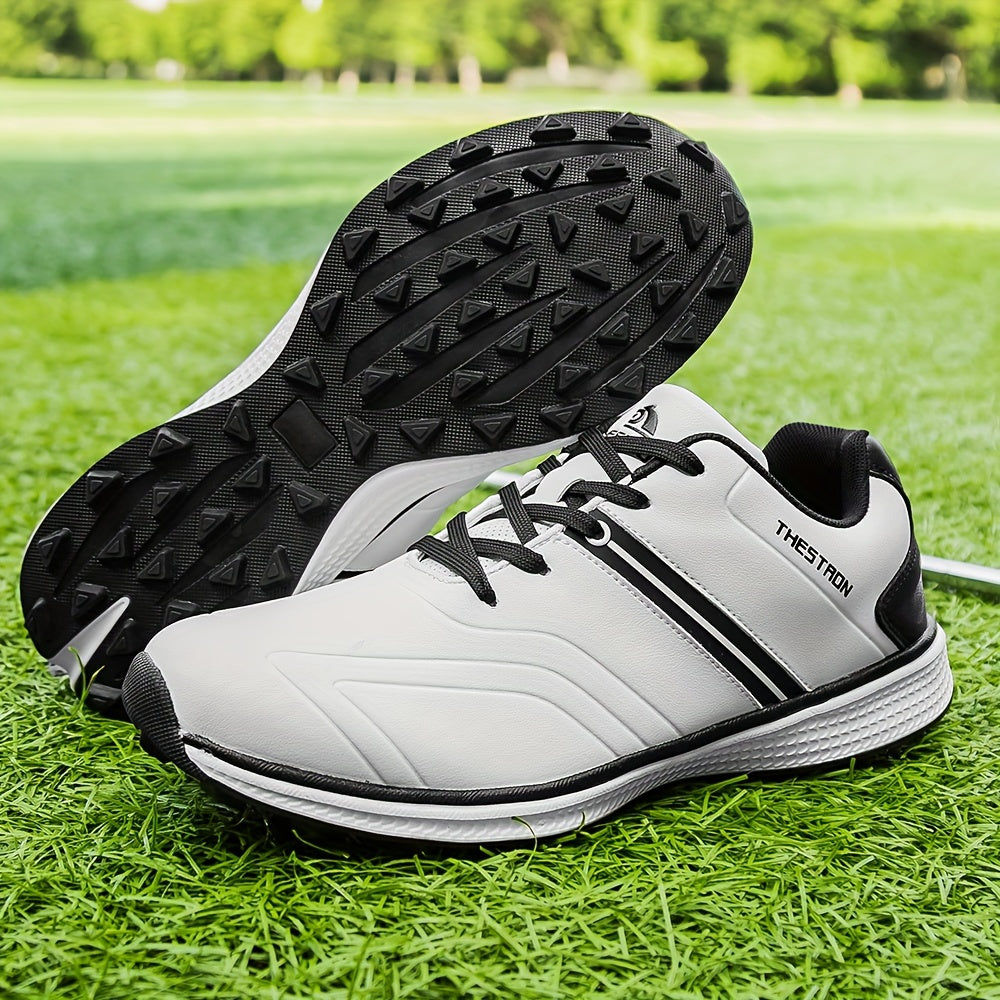 Professional Men'S Golf Shoes, Comfortable Golf Training Sneakers For All Seasons Outdoor