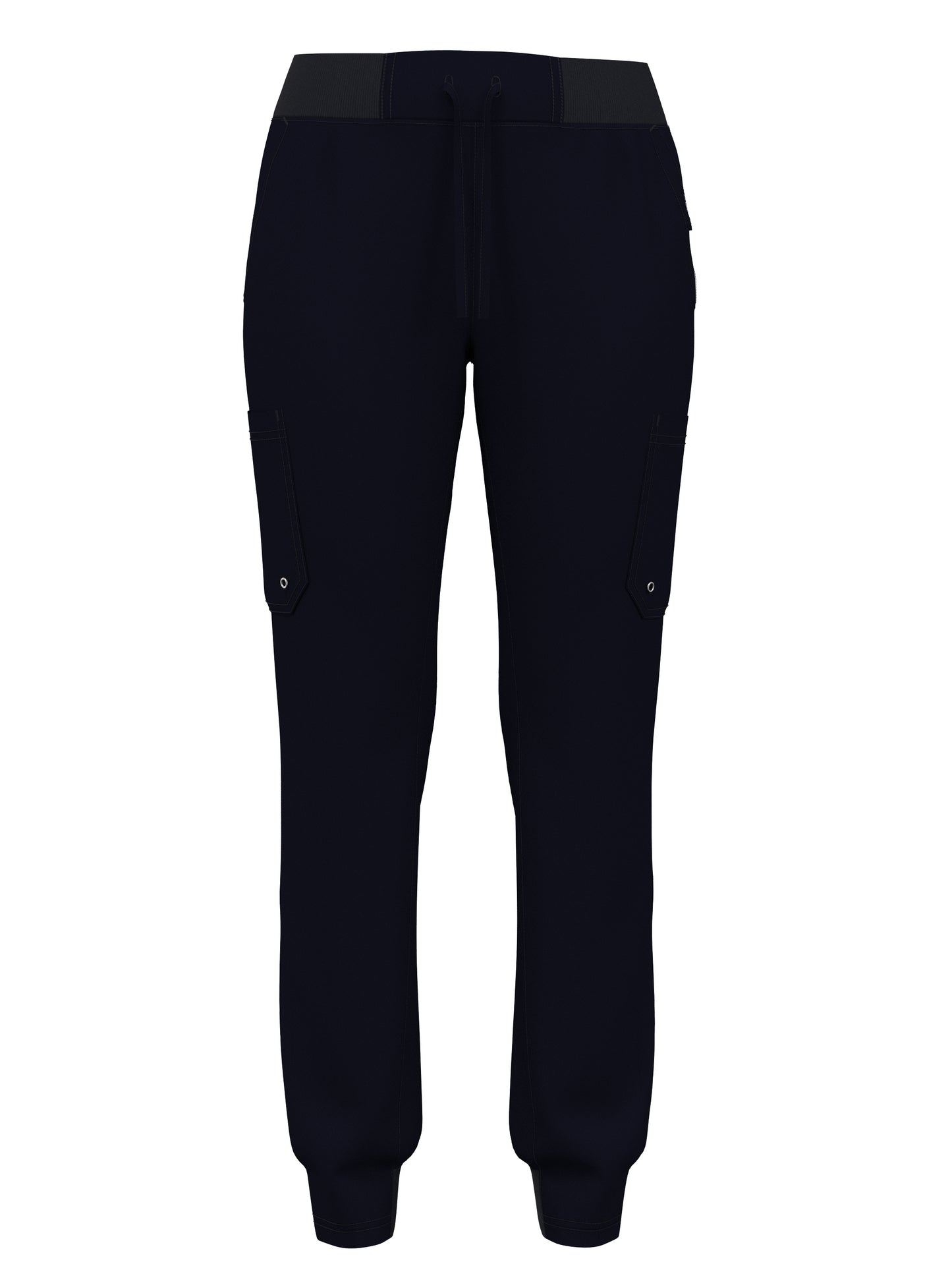 Scrub Pants for Women Jogger Pants with 5 Pockets Rib Waistaband Light Ultra Soft 4 Way Stretch 423