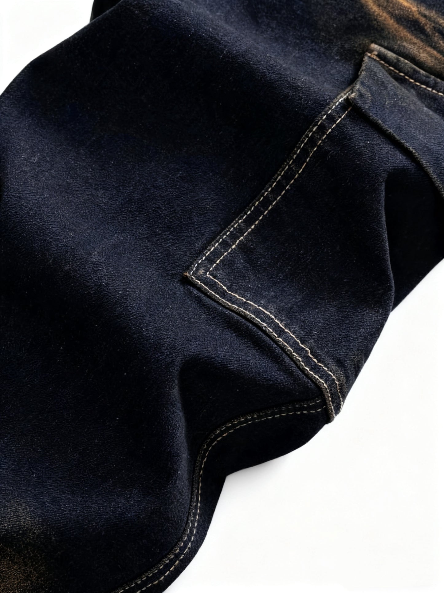 Y2K Street Style Versatile Jeans Mid-Rise Stretch Slim Fit Classic Five-Pocket Design, All-Season Wear, Gradient Multi-Pocket Jeans