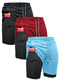 Black 2 + Red + Light Blue