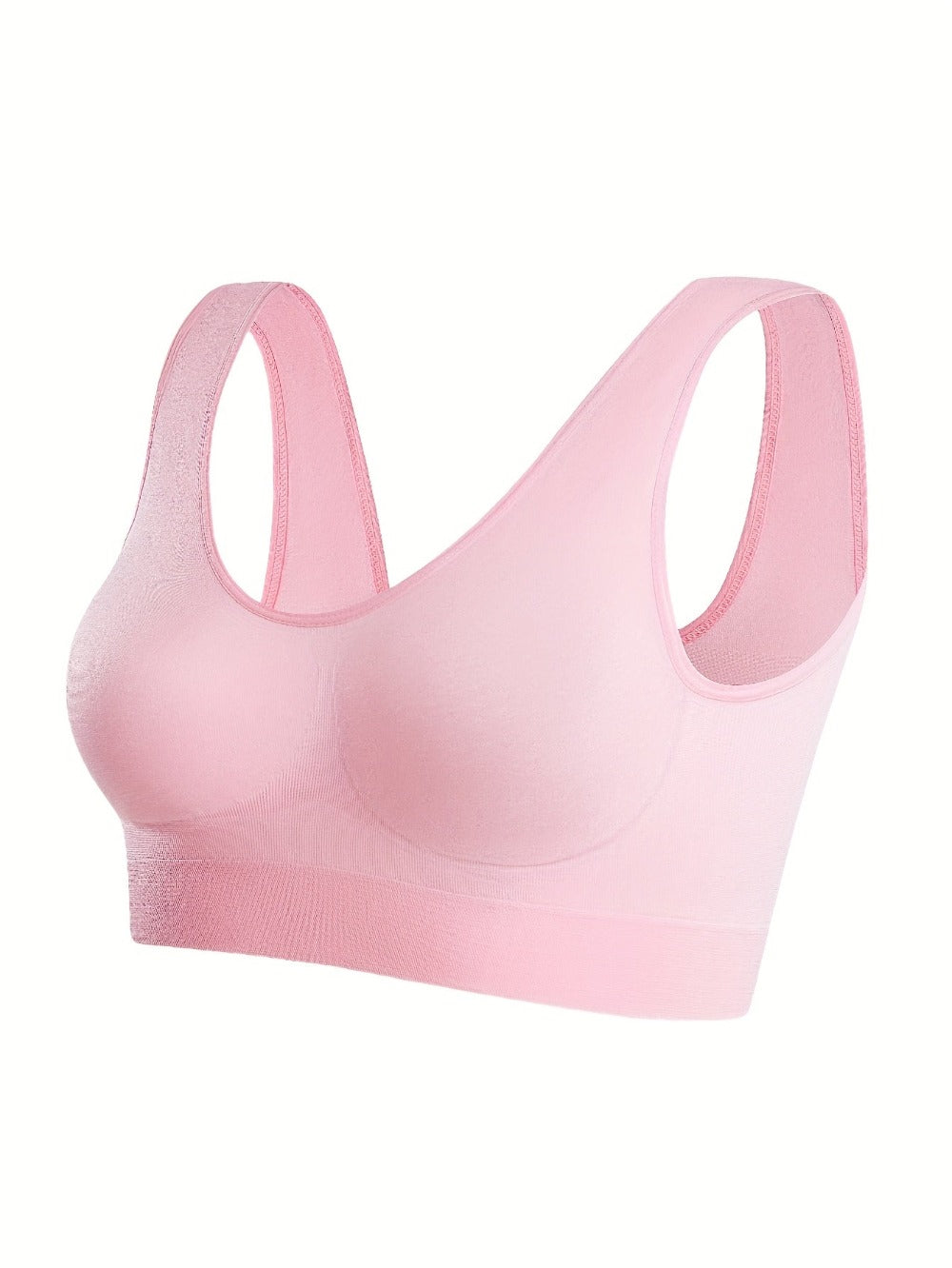 Women's Sports Bra - 3-Pack Ribbed, Soft Support