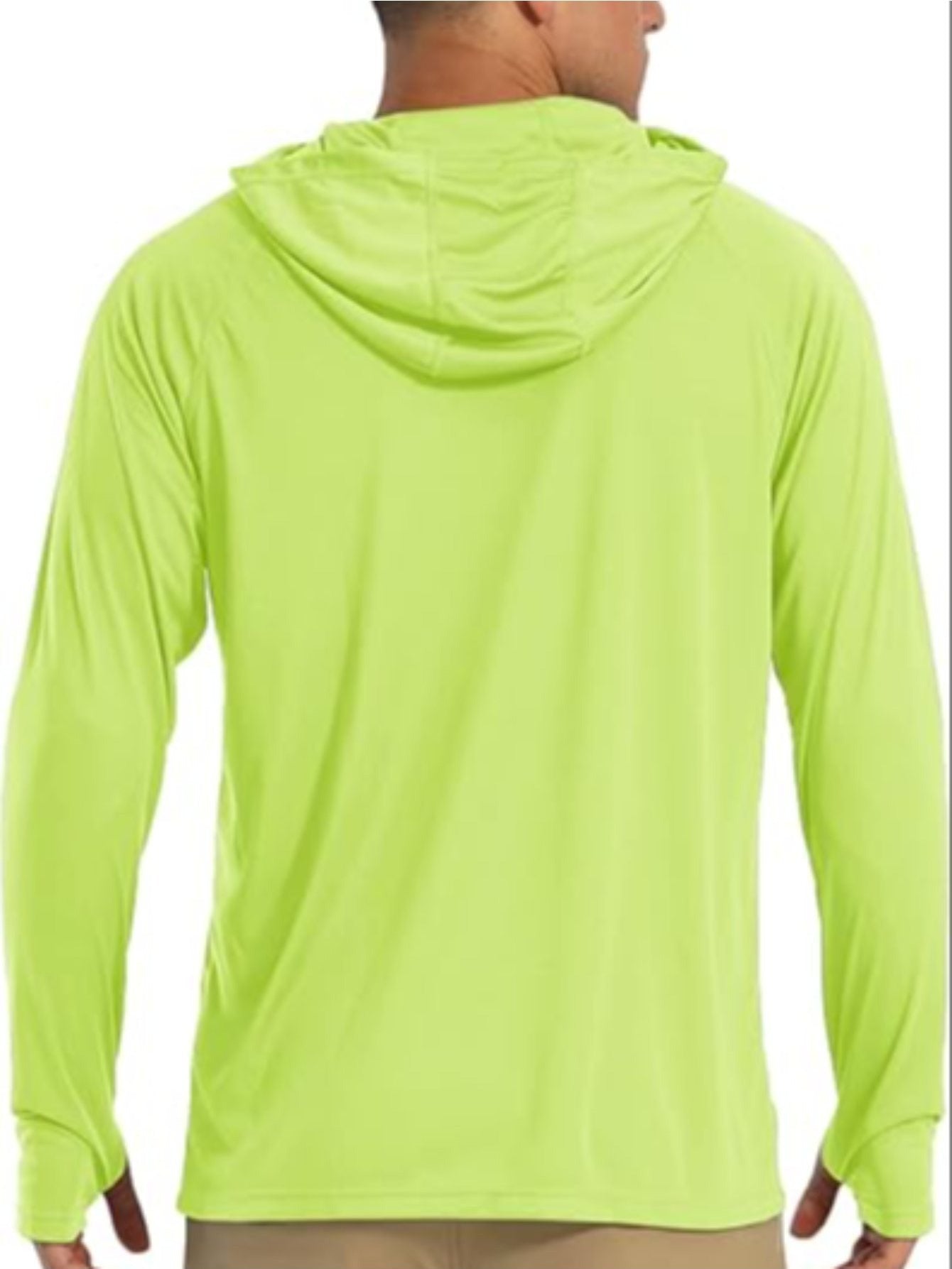 5 Pack Men’s Long Sleeve Hooded Shirts, Quick Dry Sun Protection Tops for Outdoor Work Fishing Hiking