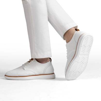 Bruno Marc Men's KnitFlex Craft Mesh Oxfords Sneakers Casual Dress Lace-Up Lightweight Walking Shoes