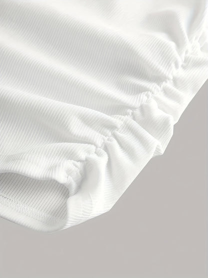 Women's Olive Polyester Short-Sleeve Pants - product view 4