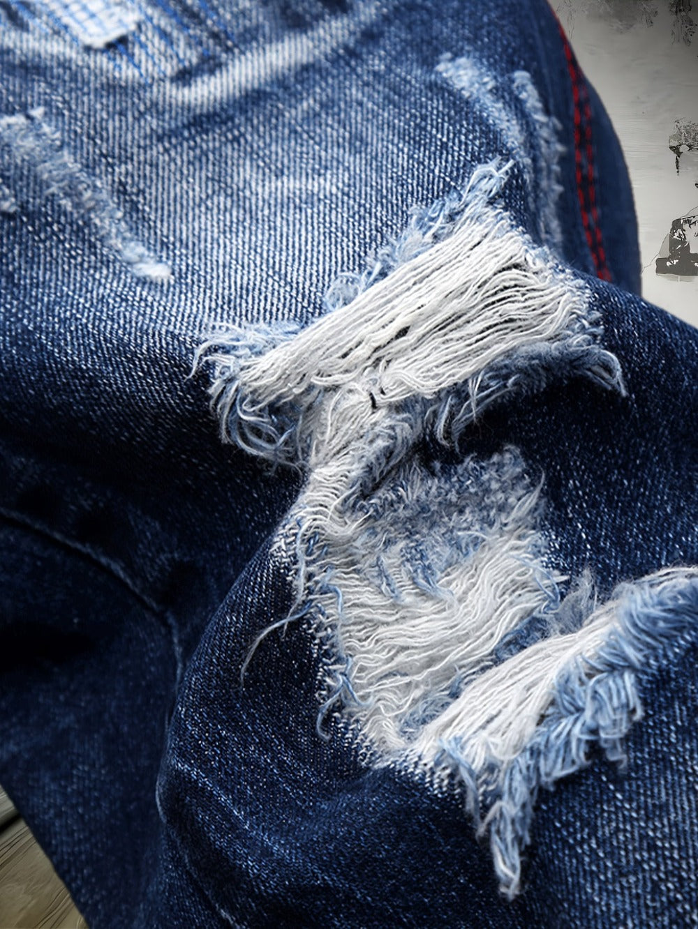 Men's Straight Leg Jeans - Classic Wash Clean Finish Everyday 596517
