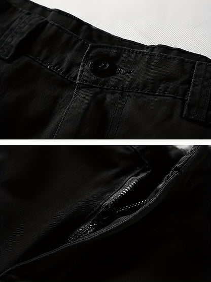 Men's Khaki 6-pocket Casual Pants
